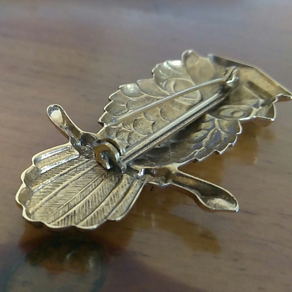 Owl Brooch Gold Tone - Picture 4 of 4
